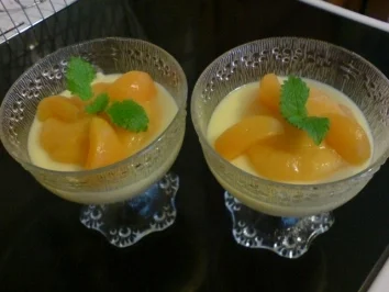 Rezept: Aprikosen im Vanille-Bett Aprikosen im Vanille-Bett - Rezept