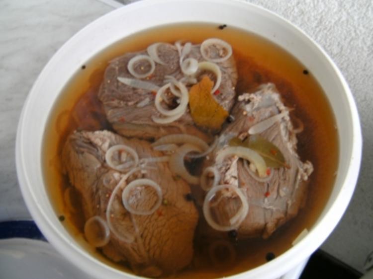 Rheinischer Sauerbraten (mit Rosinen) - Rezept