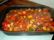 Zuchini-Tomaten-Gratin - Rezept