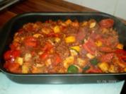 Zuchini-Tomaten-Gratin - Rezept
