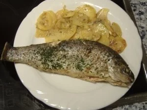 Forellen im Schmortopf - Rezept