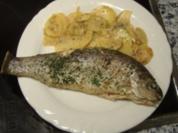 Forellen im Schmortopf - Rezept