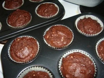 Edelbitter-Schokomuffins - Rezept - Bild Nr. 4