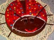 Lustige Marienkäfer Torte - Rezept