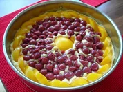 Versunkene-Früchte-Kuchen - Rezept