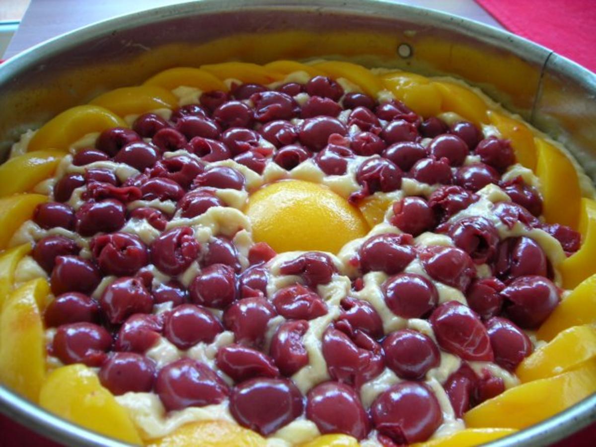 Versunkene-Früchte-Kuchen - Rezept - Bild Nr. 2