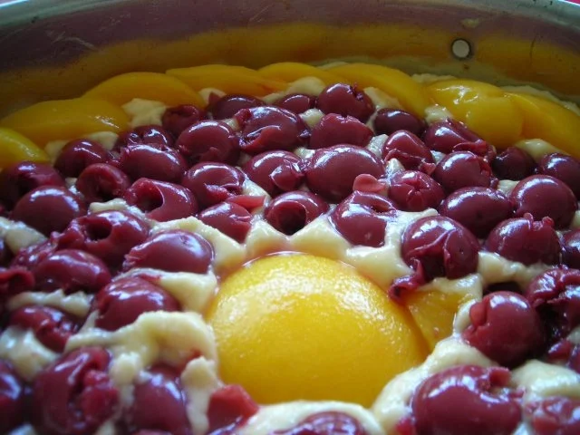 Versunkene-Früchte-Kuchen - Rezept - Bild Nr. 3