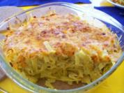 GRATIN: Reste-Tortilla + Nudel-Gratin - Rezept