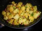 Bratkartoffeln mit Lauch und Speck - Rezept