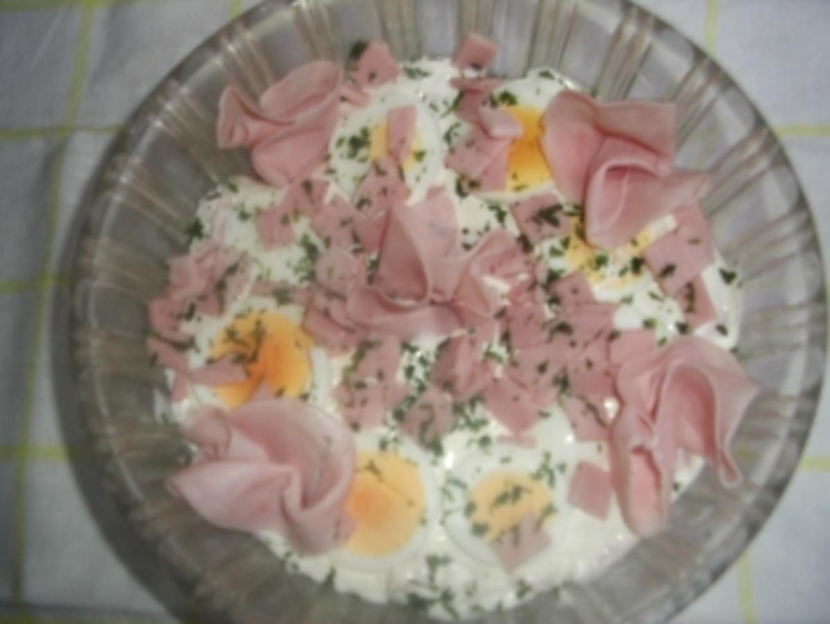 Eier-Schichtsalat - Rezept