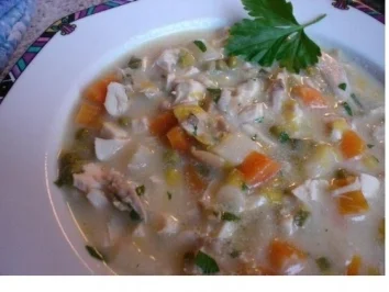 Rezept: Hühnerfrikassee Hühnerfrikassee - Rezept