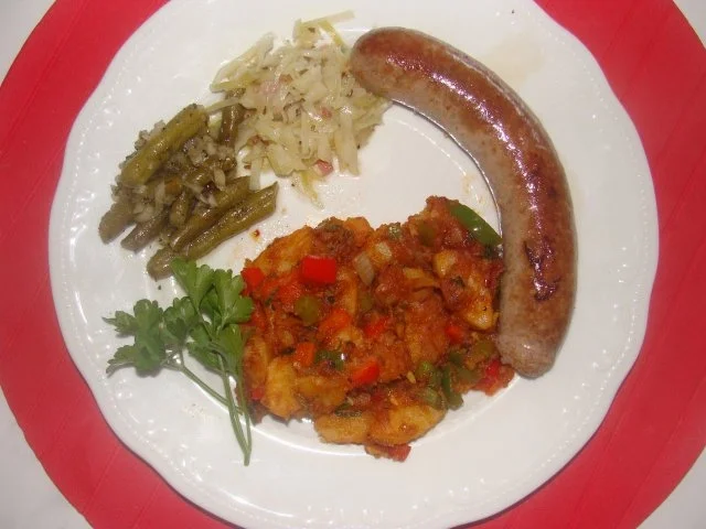 Beilage - Pimiento-patatas – - Rezept