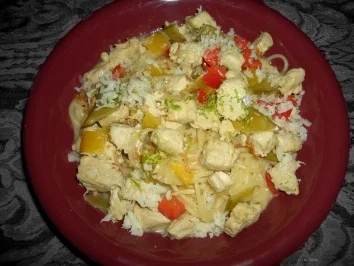 Spaghetti mit Putenbrust in Limettensauce - Rezept