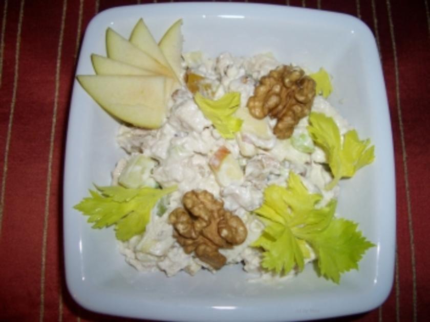 Hähnchen-Apfel-Sellerie Salat - Rezept - kochbar.de