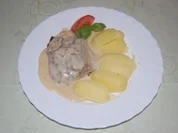 gekochte Ochsenbrust mit Meerrettich-Sahnesoße - Rezept