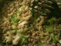 Hackfleisch-Lauch-Nudel-Pfanne - Rezept - Bild Nr. 5