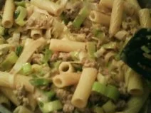 Hackfleisch-Lauch-Nudel-Pfanne - Rezept - Bild Nr. 6