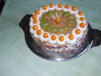 Nougattorte mit Physalis - Rezept - Bild Nr. 5