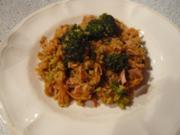 Curry-Bratreis mit Broccoli - Rezept