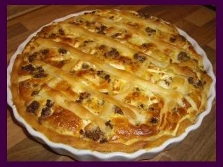 Rezept: Herzhafte Blätterteigquiche Herzhafte Blätterteigquiche - Rezept