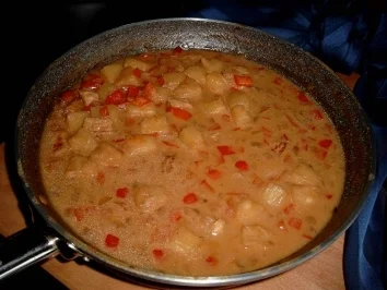 Schweinefleisch süß-sauer mit Reis - mal anders - Rezept