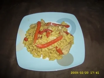 Indische Curryspätzle - Rezept