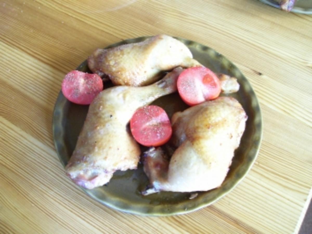 Hühnerschenkel in Grapefruitmarinade - Rezept