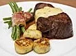 Chateaubriand mit Speckbohnen, Macaire - Kartoffeln und Sauce Béarnaise - Rezept