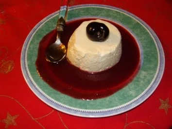 Nachtisch - Flokati-Sauerkirsch-Creme- - Rezept
