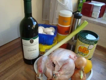 Hauptgericht - Geflügel - Coq au Riesling - Rezept - Bild Nr. 2