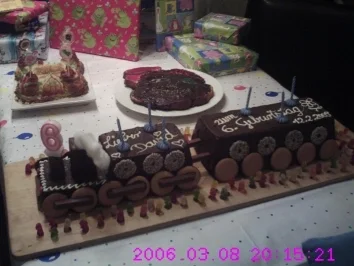 Eisenbahngeburtstagskuchen - Rezept - Bild Nr. 2