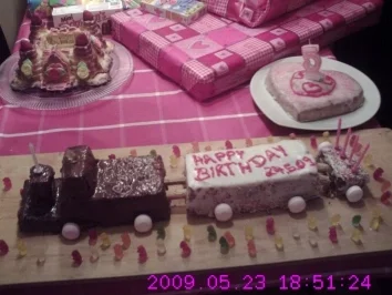 Eisenbahngeburtstagskuchen - Rezept