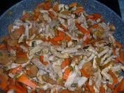 Fleisch : Pfannengerührtes Schwein - Rezept