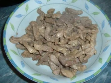 Fleisch : Pfannengerührtes Schwein - Rezept - Bild Nr. 3