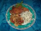 Putenschnitzel mit Zwiebel-Paprika-Gemüse und Basmati-Wildreis - Rezept