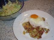 Tiroler Gröstl mit Wurst und Spiegelei - Rezept