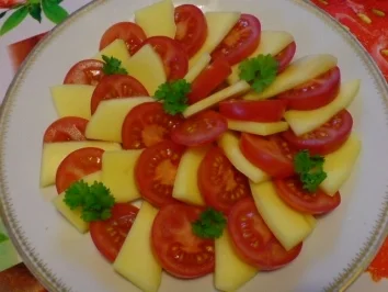 Tomaten-Mango-Salat - Rezept