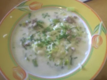 Käsesuppe - Rezept