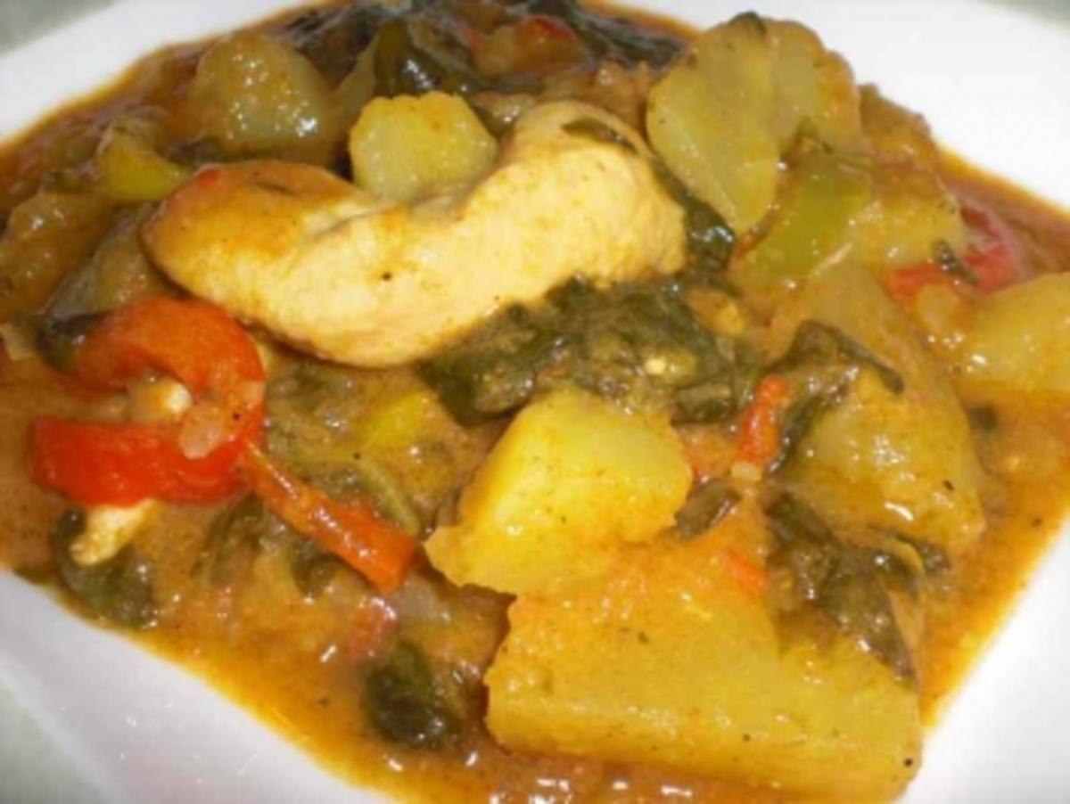 Süßkartoffeln-Curry - Rezept