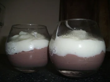 Rezept: Milka-2 Etagen-Pudding Milka-2 Etagen-Pudding - Rezept