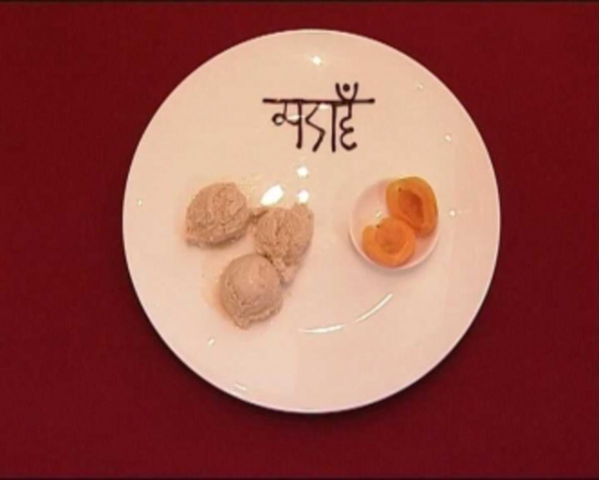 Aprikosenknödel an indischem Gewürztee-Eis (Indira Weiss) - Rezept By
Das perfekte Promi Dinner