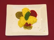 Safrancreme mit Fruchtmark - Rezept