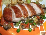 Entenbrust auf China-Gemüse - 鴨胸對我國蔬菜 * China *Geflügel - Rezept