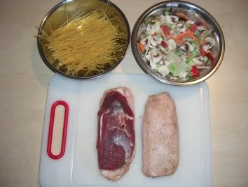 Rezept: Entenbrust auf China-Gemüse - 鴨胸對我國蔬菜 * China *Geflügel Bild Nr. 3 Entenbrust auf China-Gemüse - 鴨胸對我國蔬菜 * China *Geflügel - Rezept - Bild Nr. 3