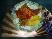 Herzhaft -Kotlett mt Tunke - Rezept