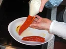 Gefüllte Spitzpaprika mit Frischkäse - Rezept