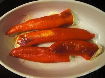 Rezept: Gefüllte Spitzpaprika mit Frischkäse Gefüllte Spitzpaprika mit Frischkäse - Rezept