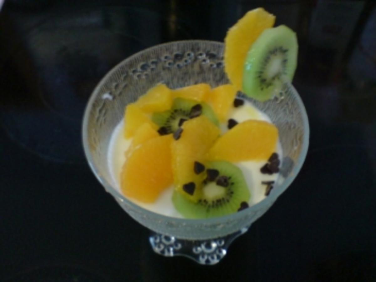 Joghurt-Mousse mit Früchten - Rezept