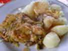 Geschmorte Lauch-Schnitzel - Rezept