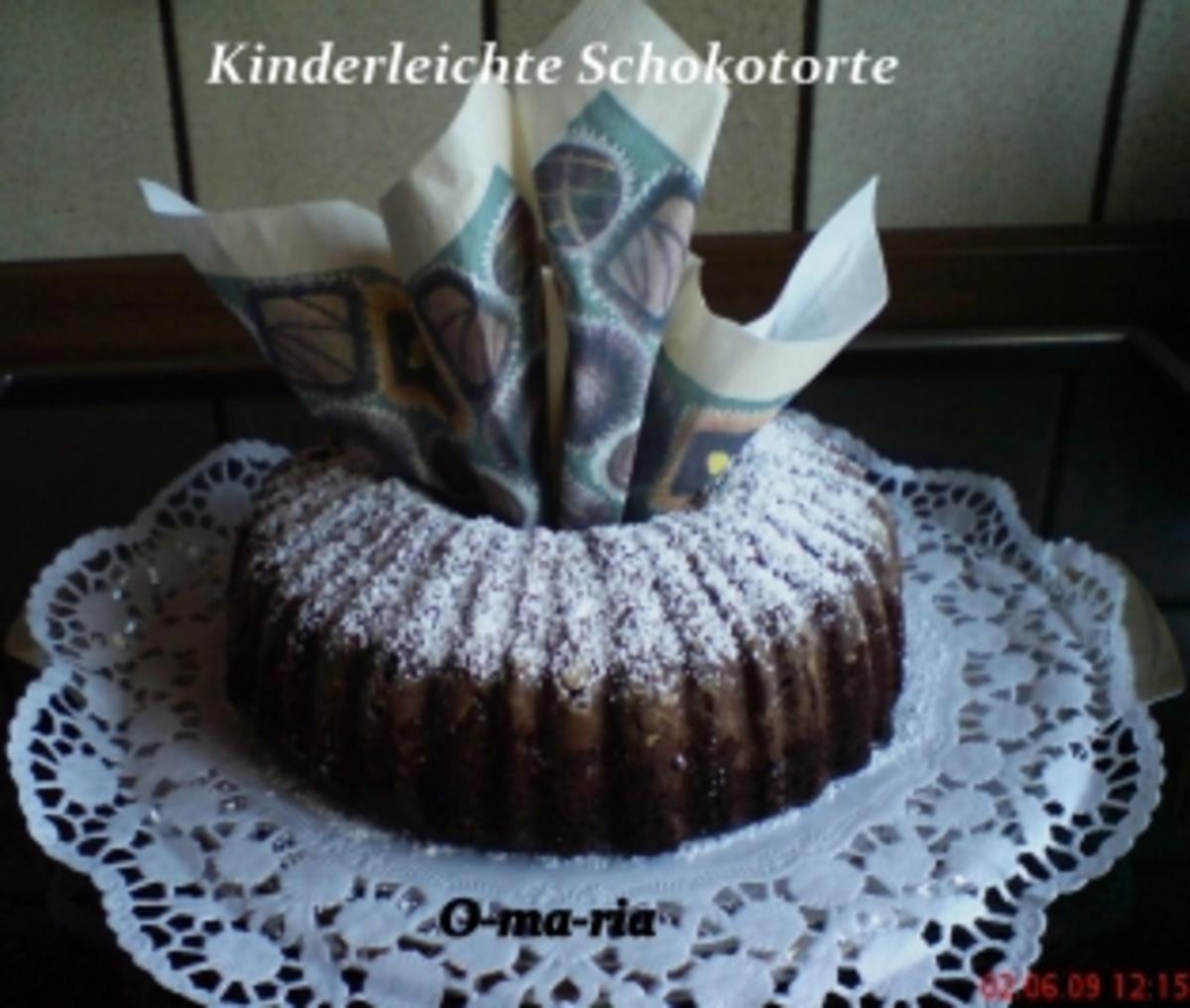 Kuchen Kinderleichte Schokotorte - Rezept - kochbar.de